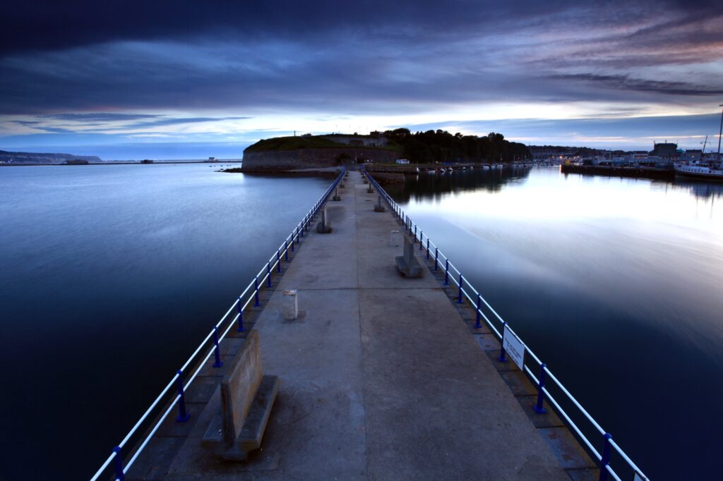 The Nothe Fort town bridge